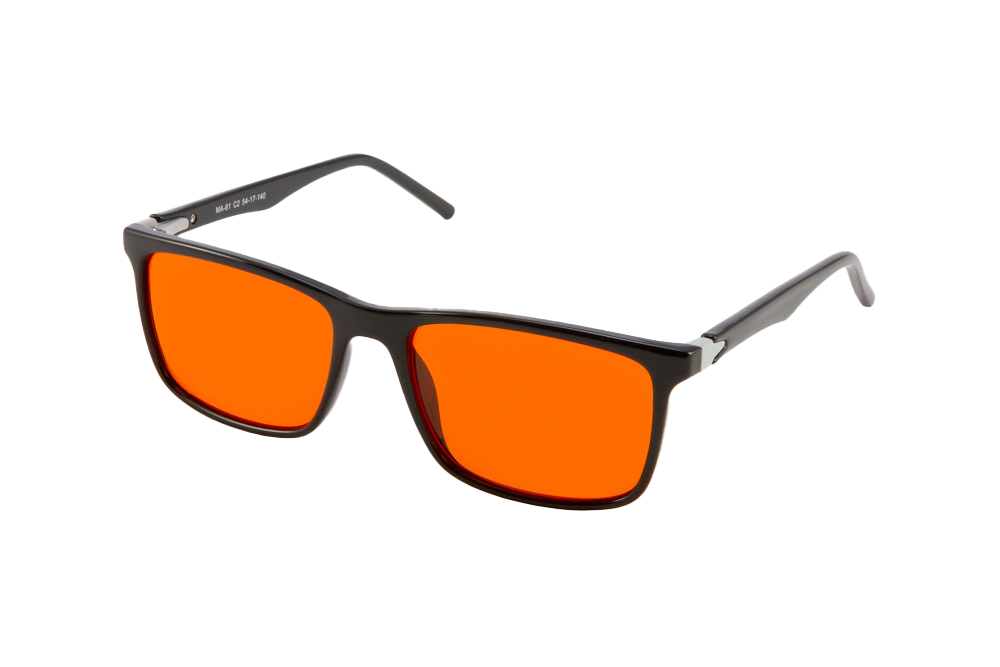 Brooklyn Blue Light Blocking Glasses Angled View