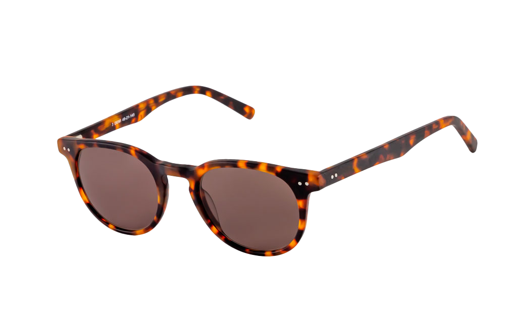 Clarke Sunglasses Prescription (Brown) Angled View