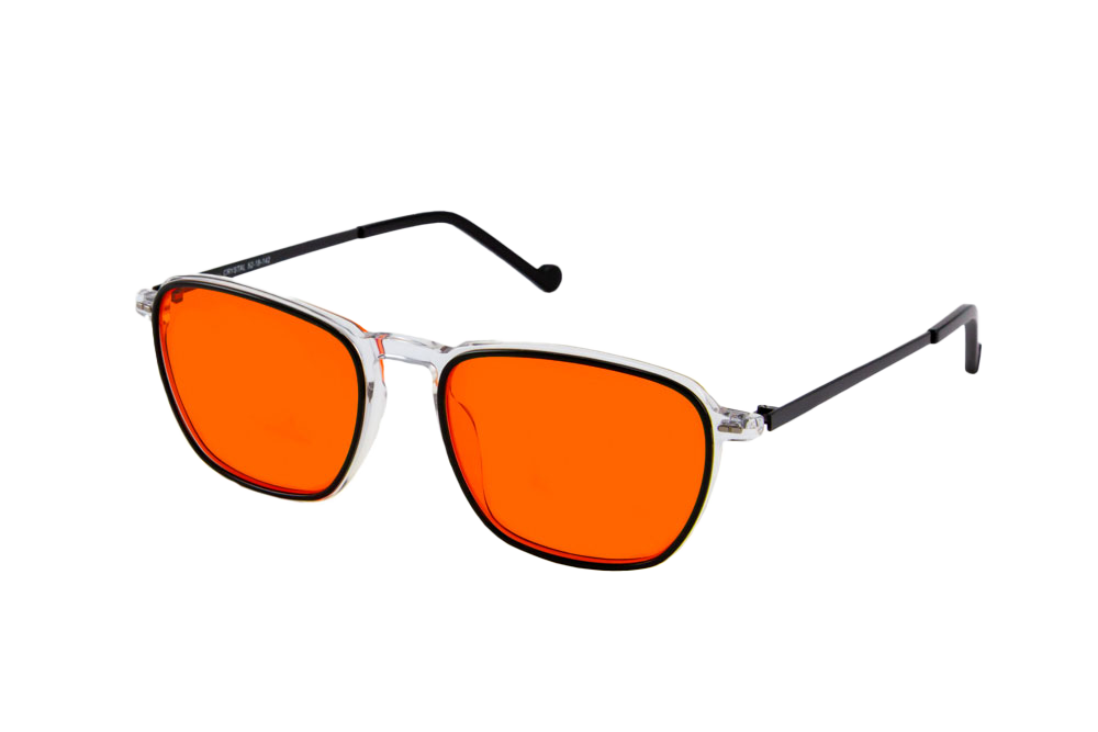 Zane Blue Light Blocking Glasses Angled View