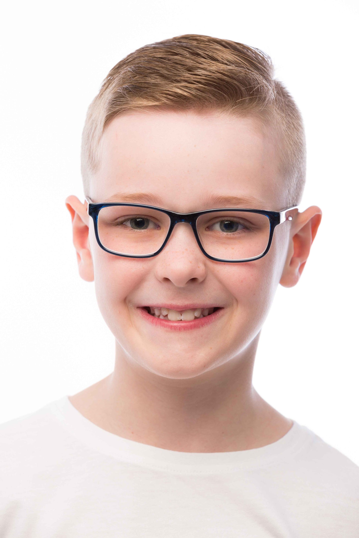 Boy Wearing Theo Computer Glasses Prescription