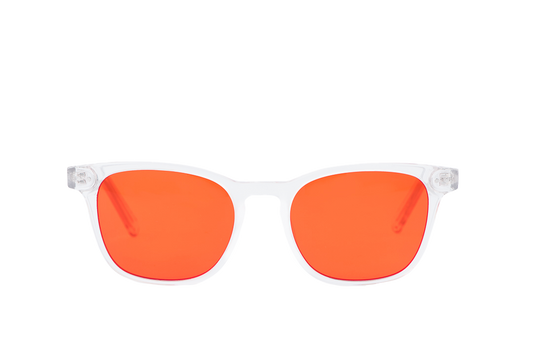 Crystal Blue Light Blocking Glasses Prescription Front View