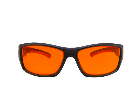 Onyx Blue Light Blocking Glasses Prescription Front View