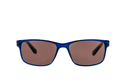 Theo Kids Sunglasses Readers (Brown) Front View