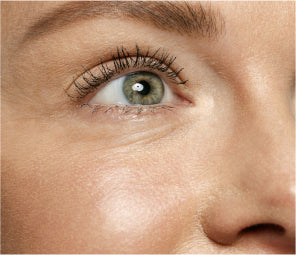 Close up of under eyes and skin